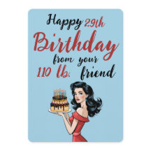 Alles Gute zum 29. Geburtstag von Ihrem 110 lb Fre