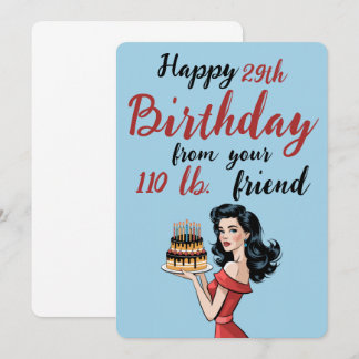 Alles Gute zum 29. Geburtstag von Ihrem 110 lb Fre