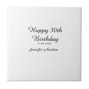 Alles Gute zum 30. Geburtstag hinzufügen Name Datu Fliese