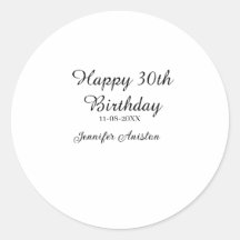 Alles Gute zum 30. Geburtstag hinzufügen Name Datu