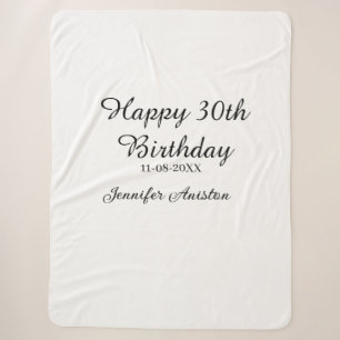 Alles Gute zum 30. Geburtstag hinzufügen Name Datu Sherpadecke