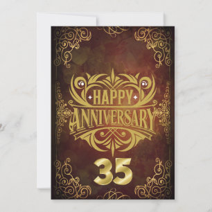 Alles Gute zum 35. Hochzeitstag