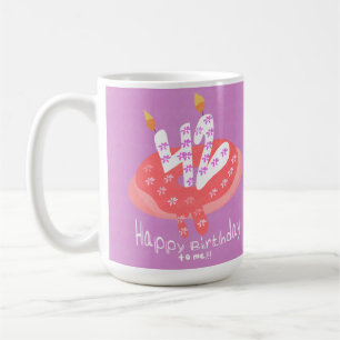 Alles Gute zum 42. Geburtstag für mich Donut Cake Kaffeetasse