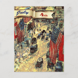 Alles Gute zum 4. Juli. Fine Art Postcard Postkarte