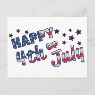 Alles Gute zum 4. Juli Postkarte