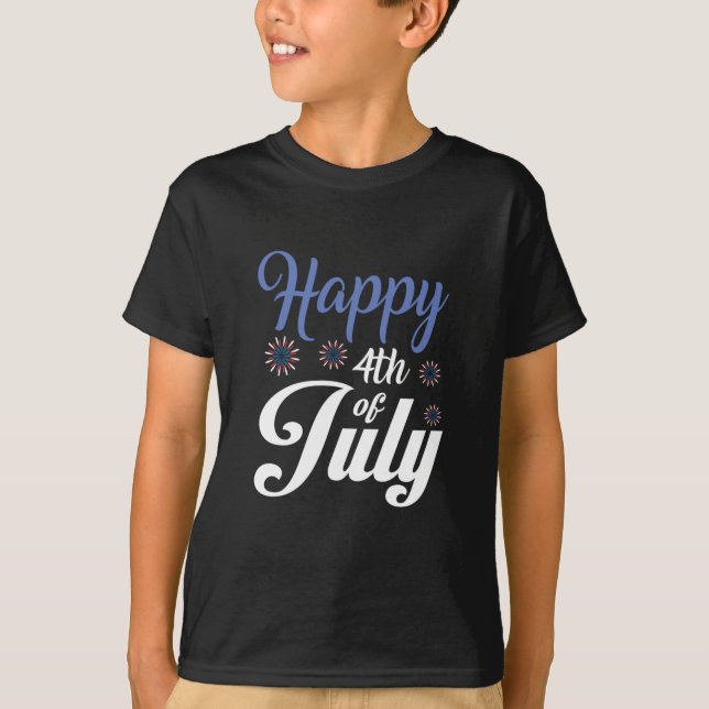 Alles Gute zum 4. Juli T-Shirt (Vorderseite)