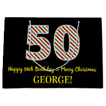 Alles Gute zum 50. Geburtstag & Frohe Weihnachten,