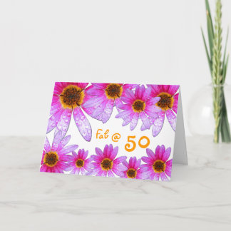 Alles Gute zum 50. Geburtstag! Karte