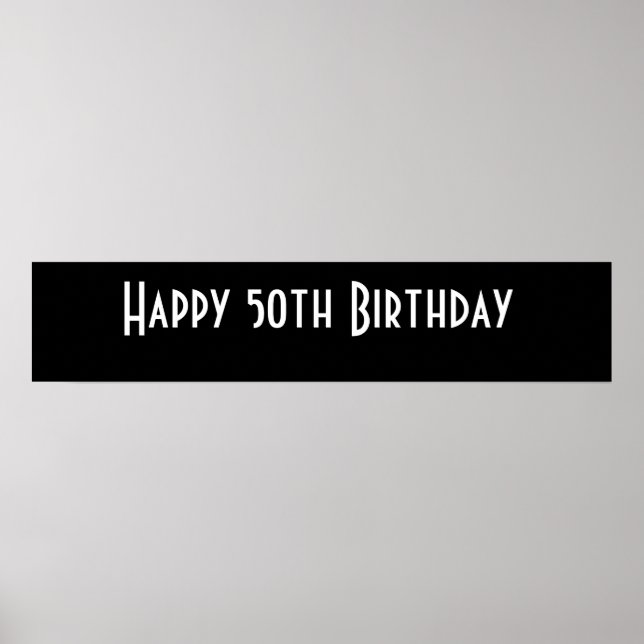 Alles Gute zum 50. Geburtstag Poster (Vorne)