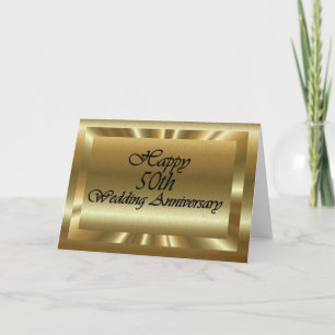 Alles Gute zum 50. Hochzeitstag Karte