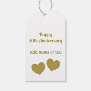 Alles Gute zum 50. Jahrestag Geschenkanhänger
