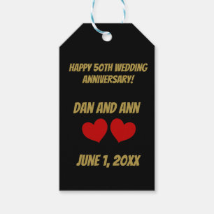 Alles Gute zum 50. Jahrestag Geschenkanhänger