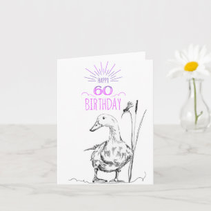Alles Gute zum 60. Geburtstag Karte