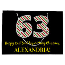 Alles Gute zum 63. Geburtstag & Frohe Weihnachten,