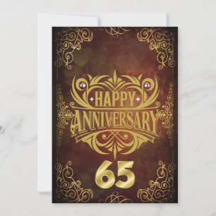 Alles Gute zum 65. Hochzeitstag