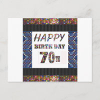 Alles Gute zum 70. Geburtstag
