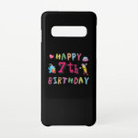 Alles Gute zum 7. Geburtstag. 7 Jahre alt. Samsung Galaxy S10 Hülle<br><div class="desc">Alles Gute zum 7. Geburtstag. Ein lustiges und niedliche Geburtstag Design mit einem hübschen Teddybär mit einem Geschenk und einem lustigen Bleistift,  der die Geburtstagswünsche schreibt. Eine perfekte Ergänzung für Kleidung,  Shirts und Accessoires.</div>