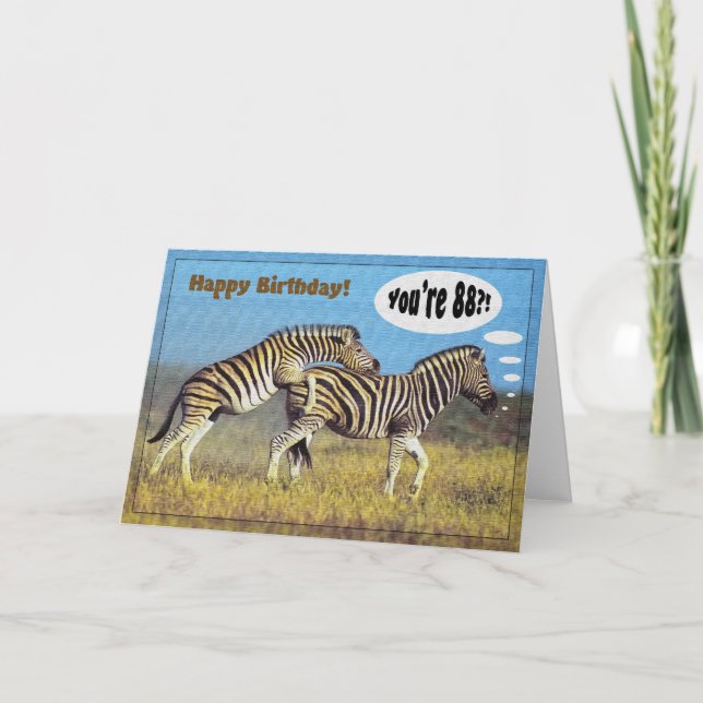 Alles Gute zum 88. Geburtstag! Karte (Vorderseite)