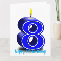 Alles Gute zum 8. Geburtstag