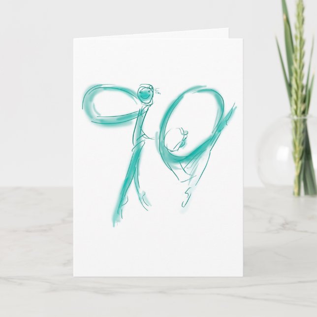 Alles Gute zum 90. Geburtstag Karte (Vorderseite)