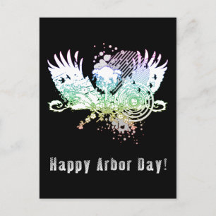 Alles Gute zum Arbor Day! : Hifi-Baum Postkarte