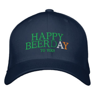 Alles Gute zum BEERday! Bestickte Kappe