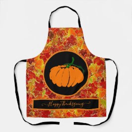 Alles Gute zum Erntedankfest! Glittery Maple Blätt Schürze