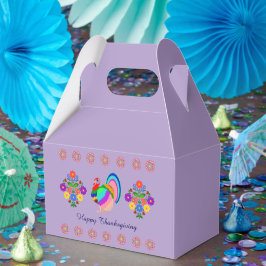 Alles Gute zum Erntedankfest. Polnische Blume. Geschenkschachtel