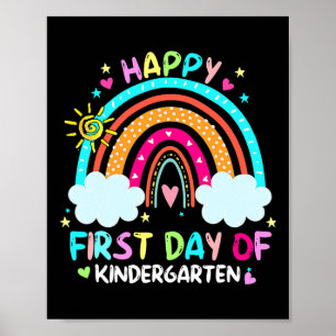 Alles Gute zum ersten Kindergarten zurück zur Schu Poster