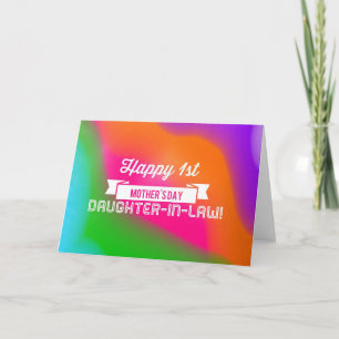 Alles Gute zum Ersten Muttertag! Karte