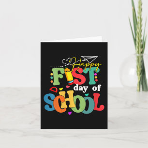 Alles Gute zum ersten Schultag zurück zum Schulleh Karte