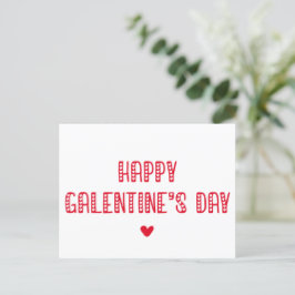 Alles Gute zum Galentinstag! Freunde niedlicher Ty Postkarte