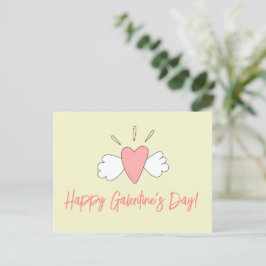 Alles Gute zum Galentinstag! Niedliche Herzfreunde Postkarte