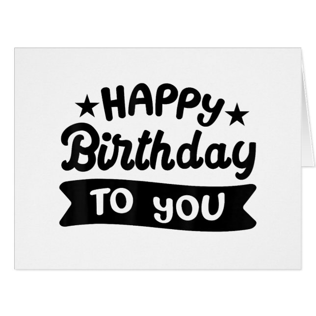Alles Gute zum Geburtstag (Vorderseite (Horizontal))