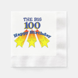 Alles Gute zum Geburtstag 100 Serviette