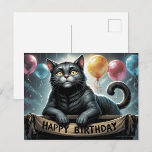 Alles Gute zum Geburtstag 2026 Postkarten Katze -6