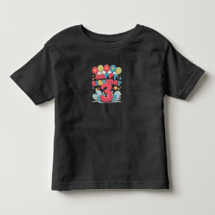 Alles Gute zum Geburtstag 3 Geschenk für  Kleinkind T-shirt