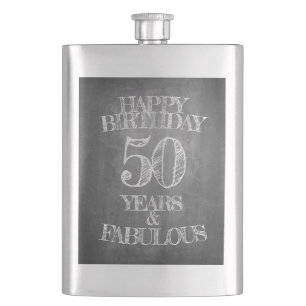 Alles Gute zum Geburtstag - 50 Jahre & Fabelhaft Flachmann