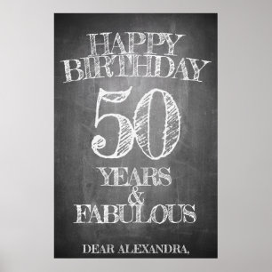 Alles Gute zum Geburtstag - 50 Jahre & Fabelhaft Poster