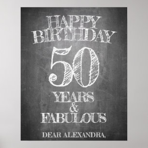 Alles Gute zum Geburtstag - 50 Jahre & Fabelhaft Poster