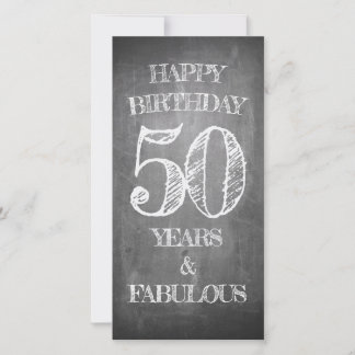 Alles Gute zum Geburtstag - 50 Jahre & vorzüglich