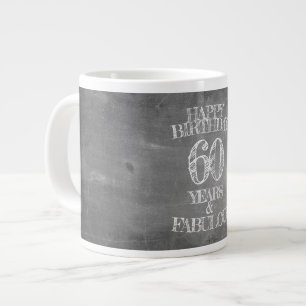 Alles Gute zum Geburtstag - 60 Jahre & Fabelhaft i Jumbo-Tasse
