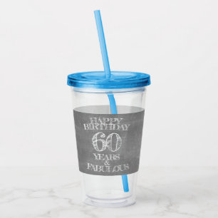 Alles Gute zum Geburtstag - 60 Jahre & Fantastisch Acryltrinkbecher