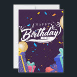 Alles Gute zum Geburtstag Ankündigung<br><div class="desc">happy birthday card.</div>