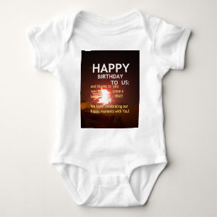 Alles Gute zum Geburtstag Baby Strampler