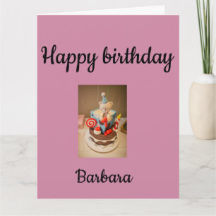 Alles Gute zum Geburtstag Barbara Karte