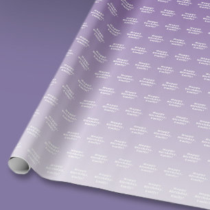 Alles Gute zum Geburtstag & Beliebiger Name Hell Geschenkpapier
