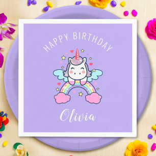 Alles Gute zum Geburtstag Benutzerdefinierter Text Serviette
