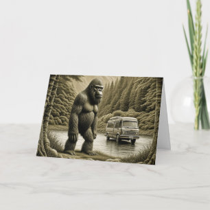 Alles Gute zum Geburtstag Bigfoot und RV Karte