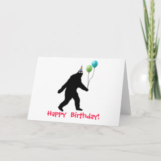 Alles Gute zum Geburtstag Bigfoots! Karte
